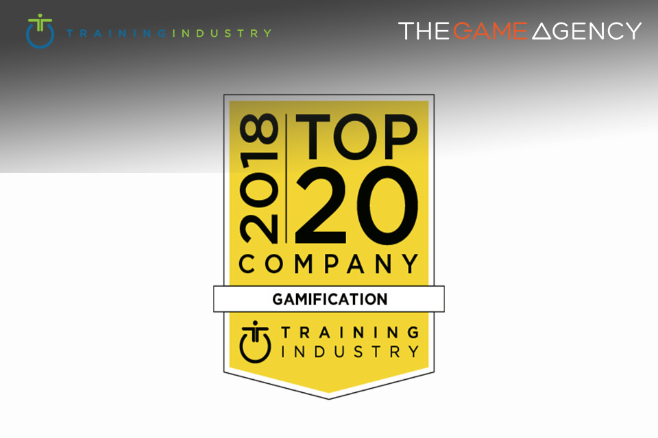 The Game Agency Named to 2018 Training Industry Top 20 Gamification List